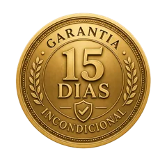 Selo de garantia incondicional de 15 dias