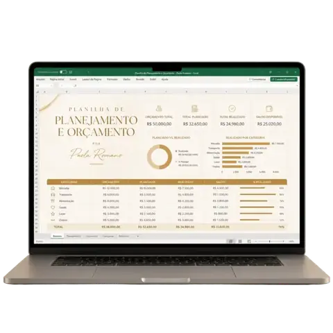 Planilha de Planejamento e Orçamento